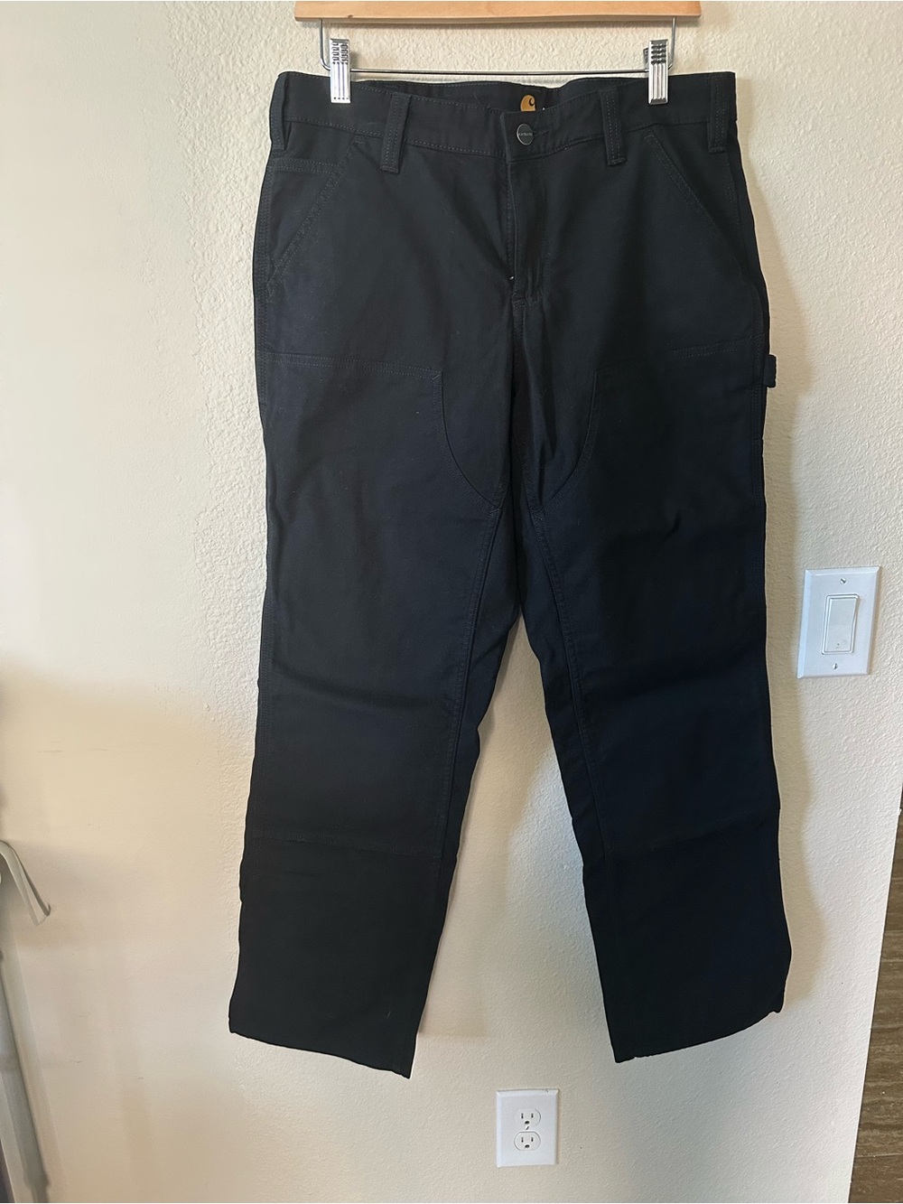 Carhart Men's Black Work Pants - Durable Straight Fit size 10/ NWOT 1466